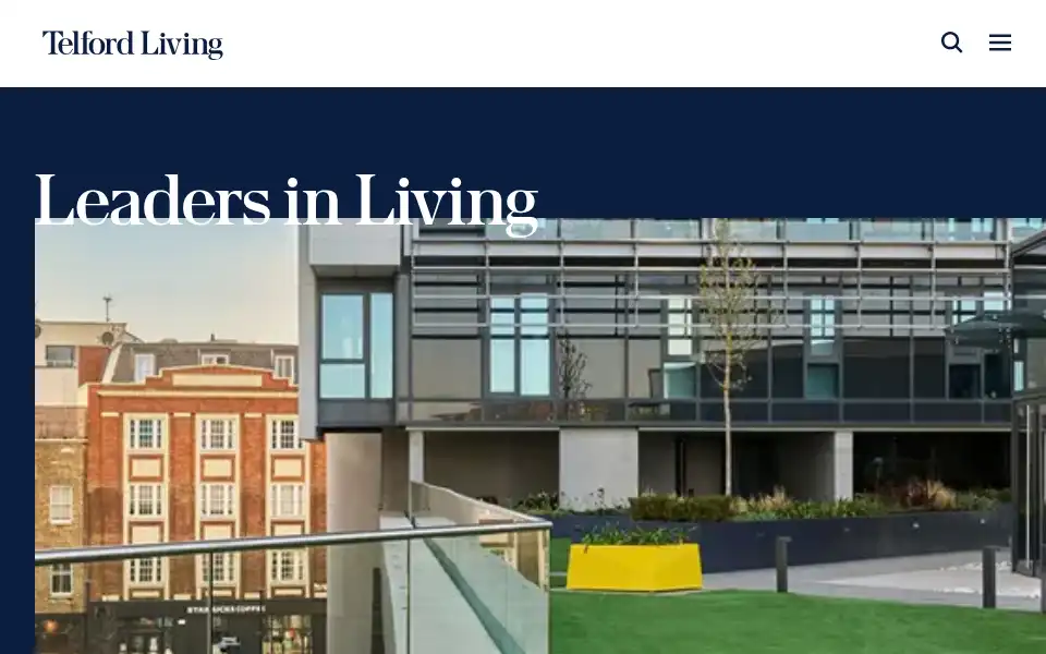 Screenshot of telfordhomes.london
