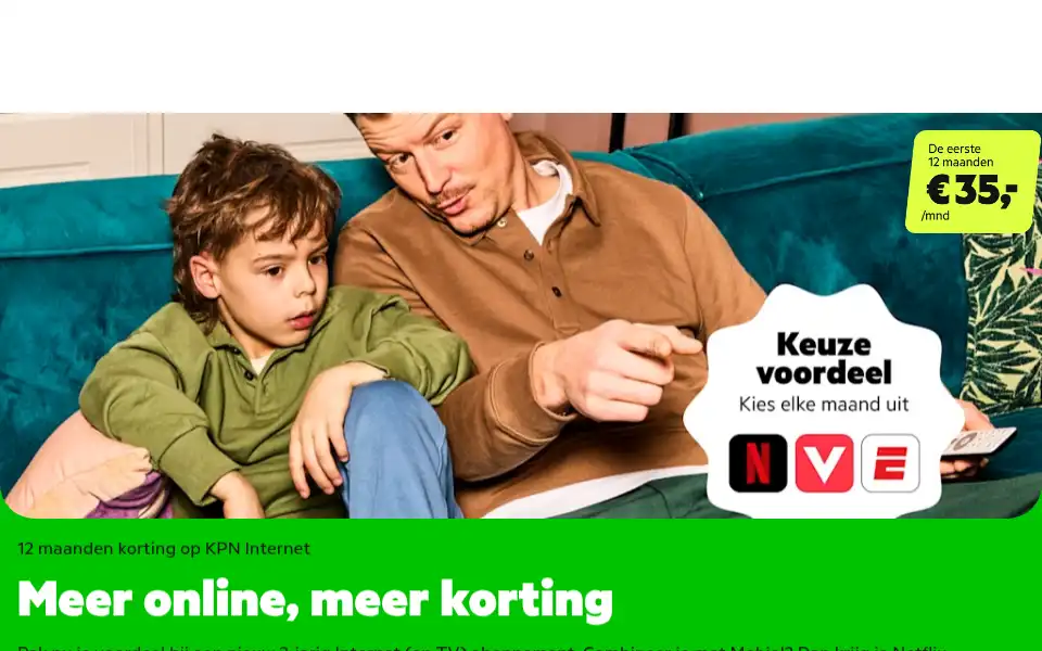 Screenshot of telfort.nl