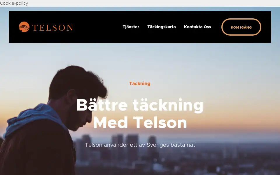 Screenshot of telson.se