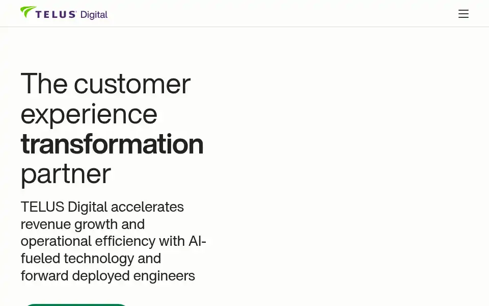 Screenshot of telusdigital.com