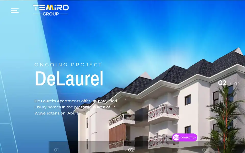 Screenshot of temirogroup.com