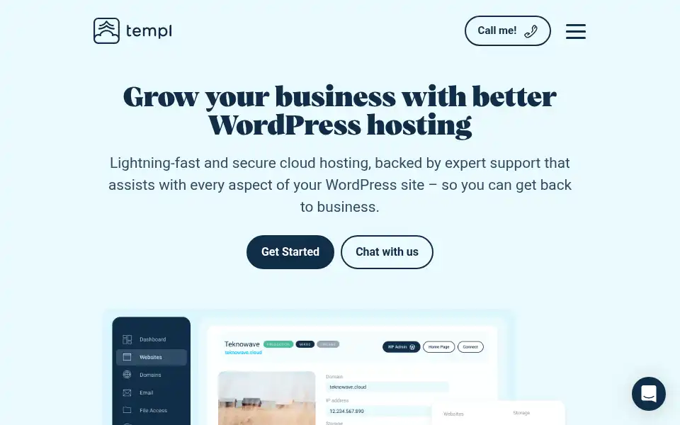 Screenshot of templ.io