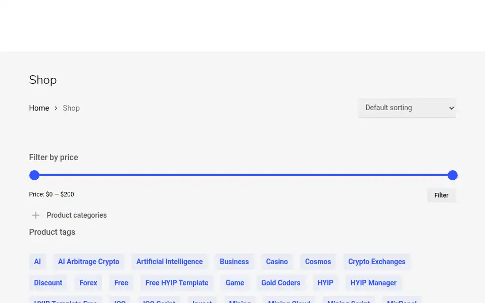 Screenshot of templaterex.com