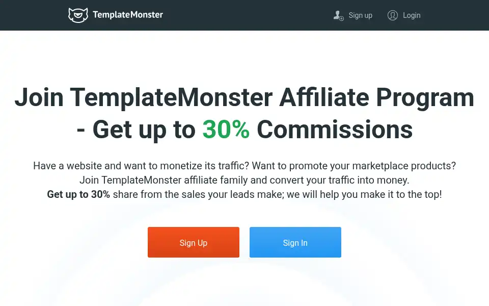 Screenshot of templatetuning.com
