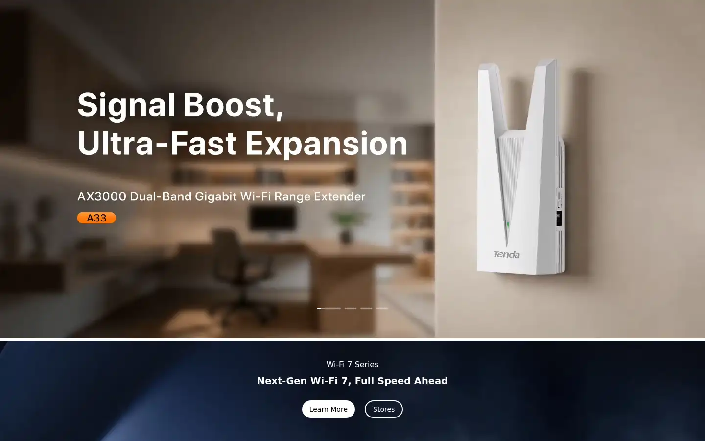 Screenshot of tendacn.com