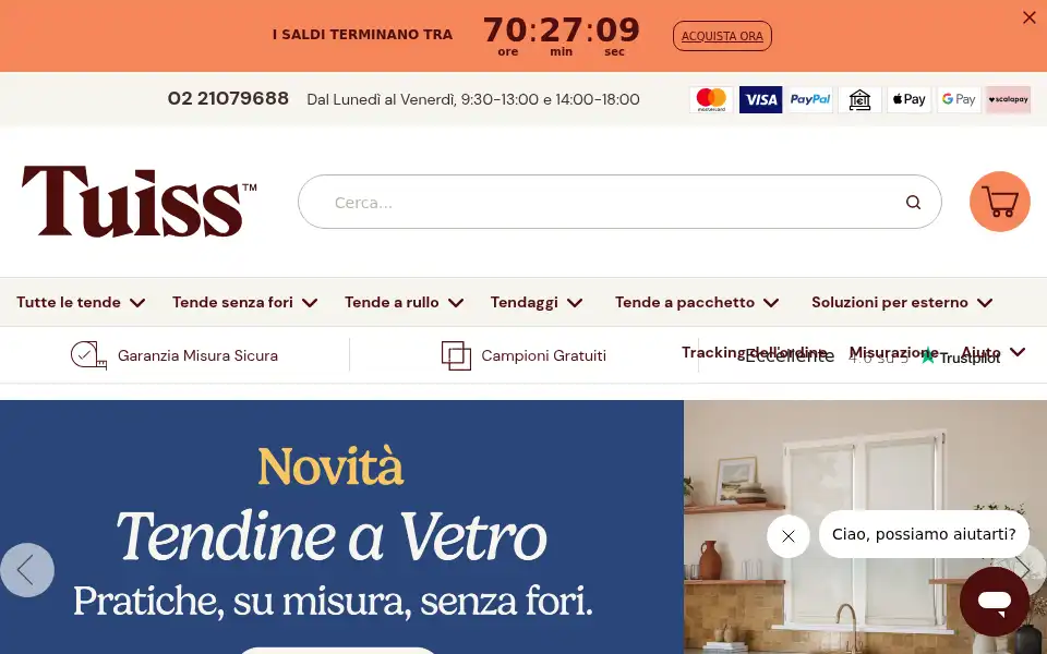 Screenshot of tendetuiss.it