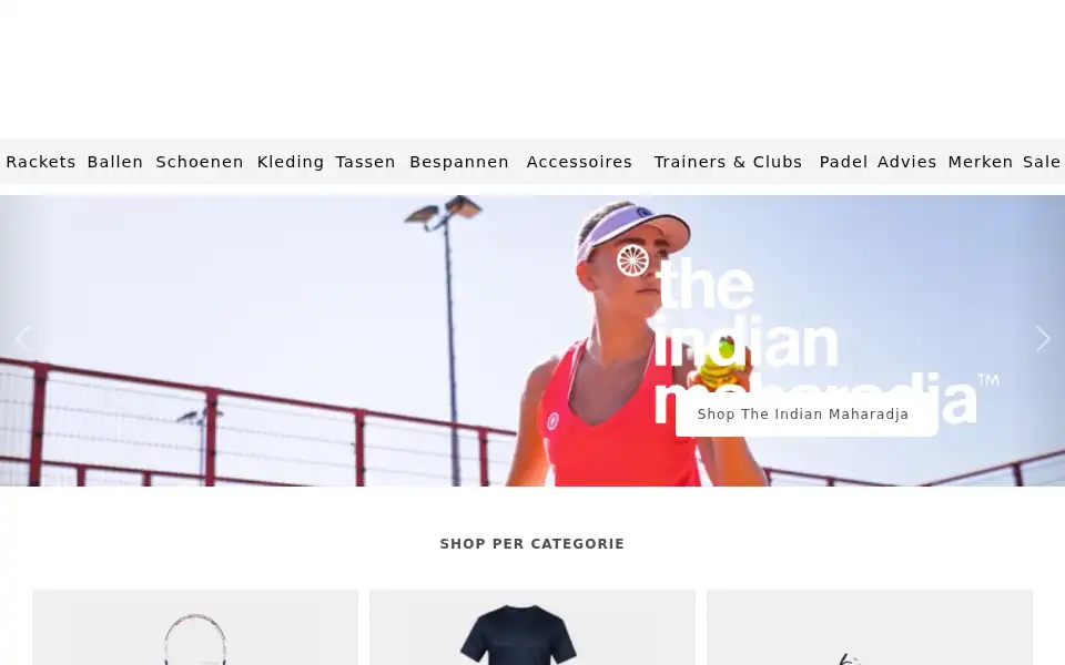 Screenshot of tennis-geest.nl