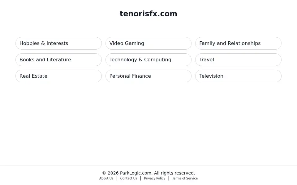 Screenshot of tenorisfx.com