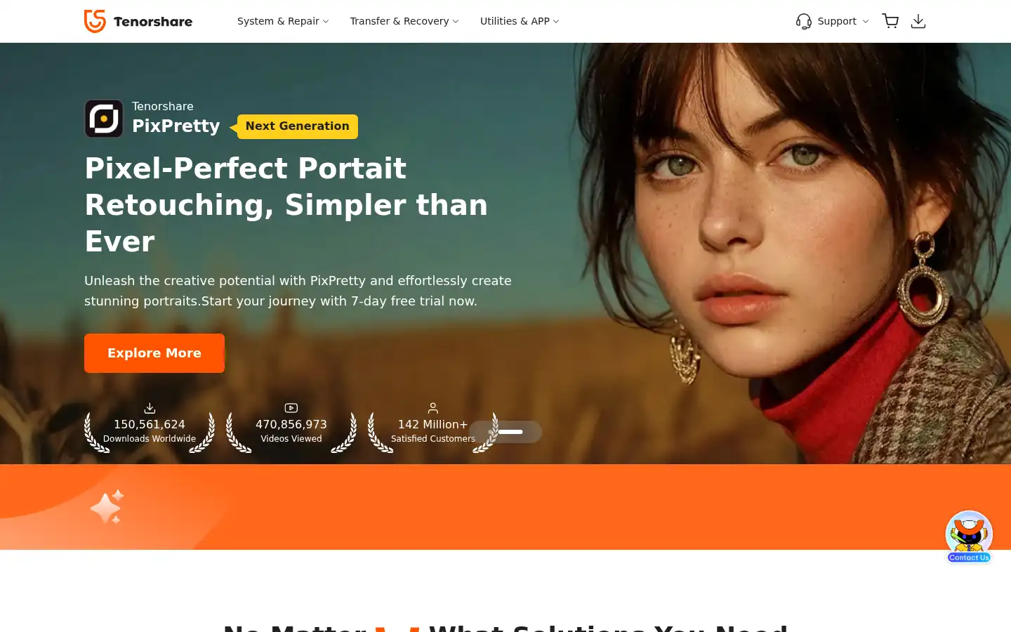 Screenshot of tenorshare.net