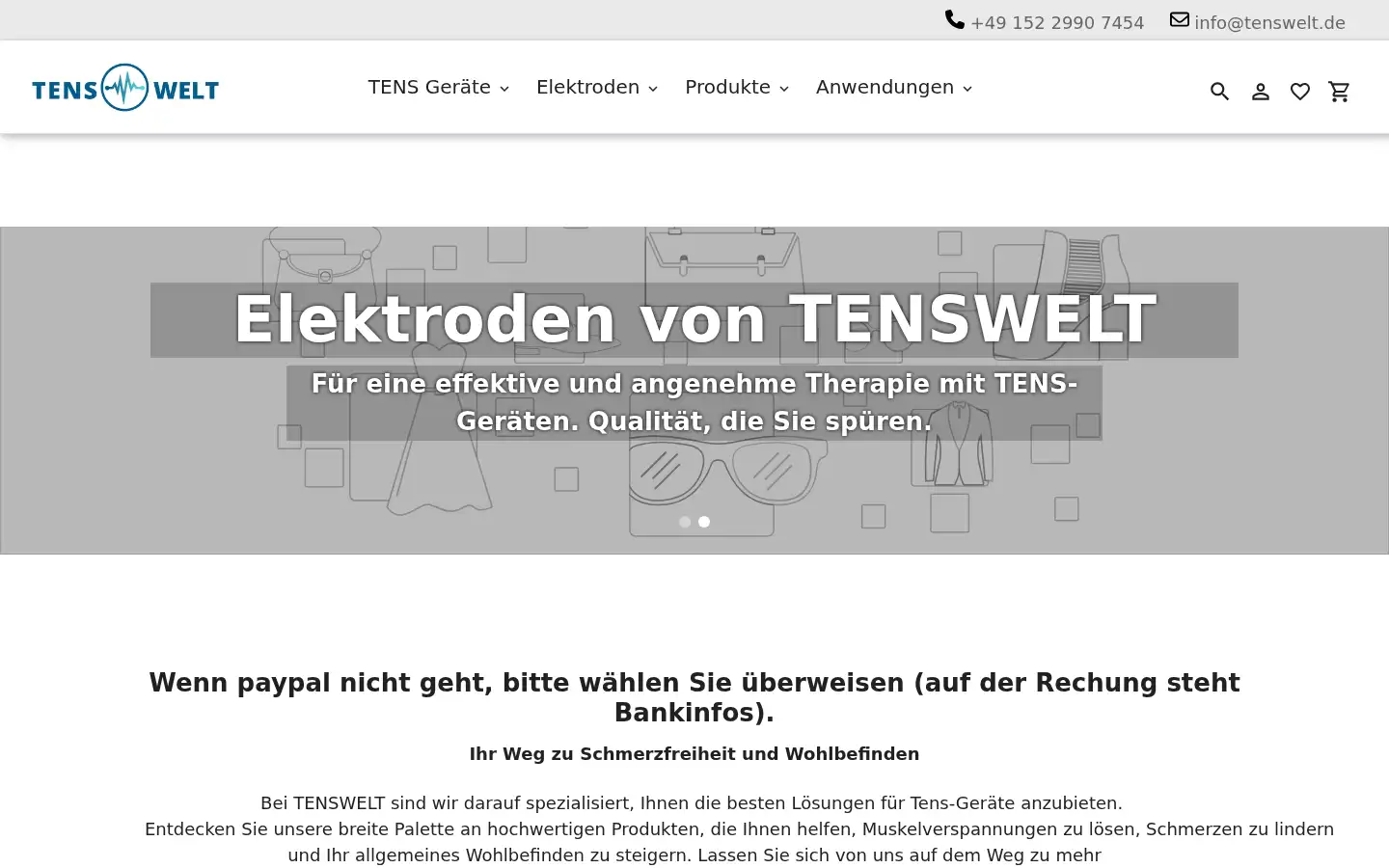 Screenshot of tenswelt.de