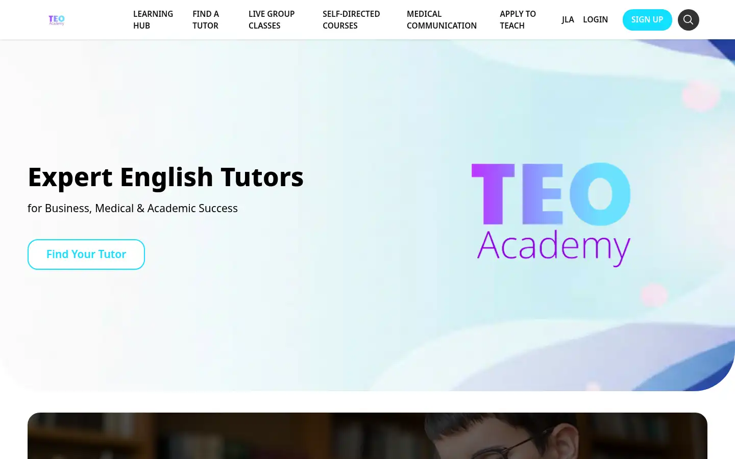 Screenshot of teoacademy.com