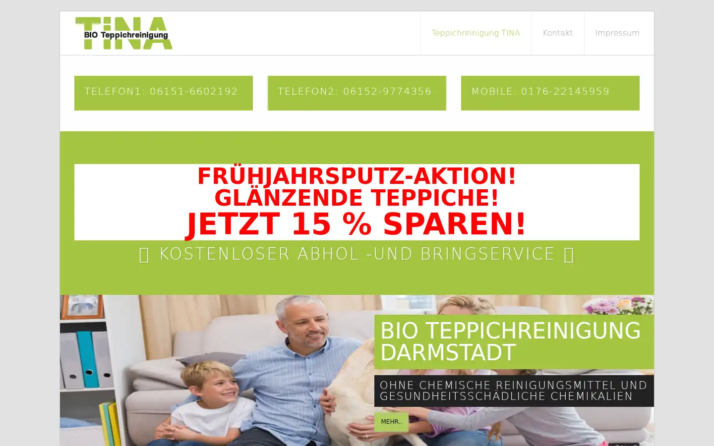 Screenshot of teppichgalerie-tina.de