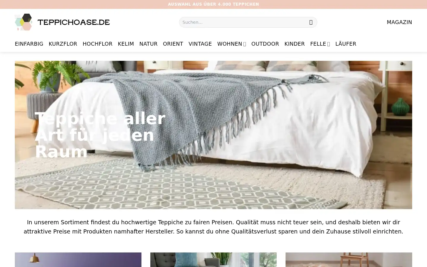 Screenshot of teppichoase.de
