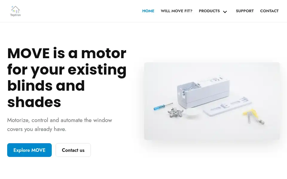 Screenshot of teptron.com