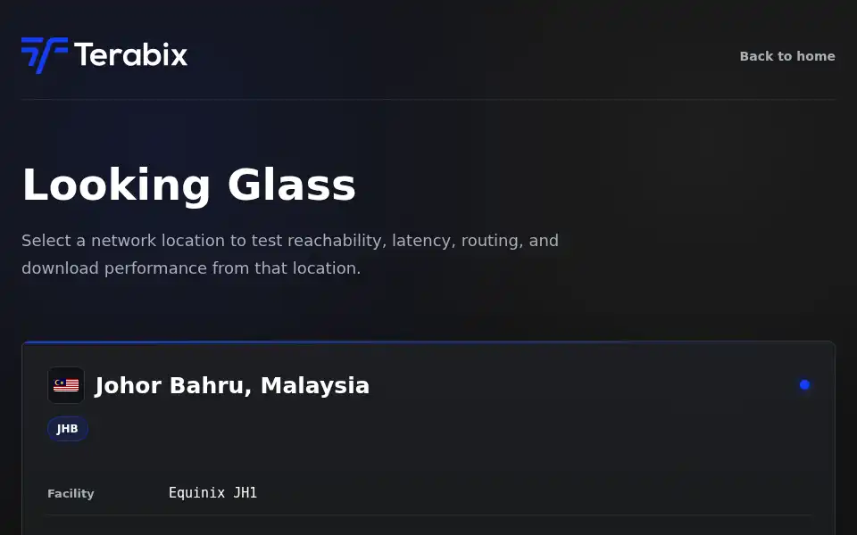 Screenshot of terabix.net