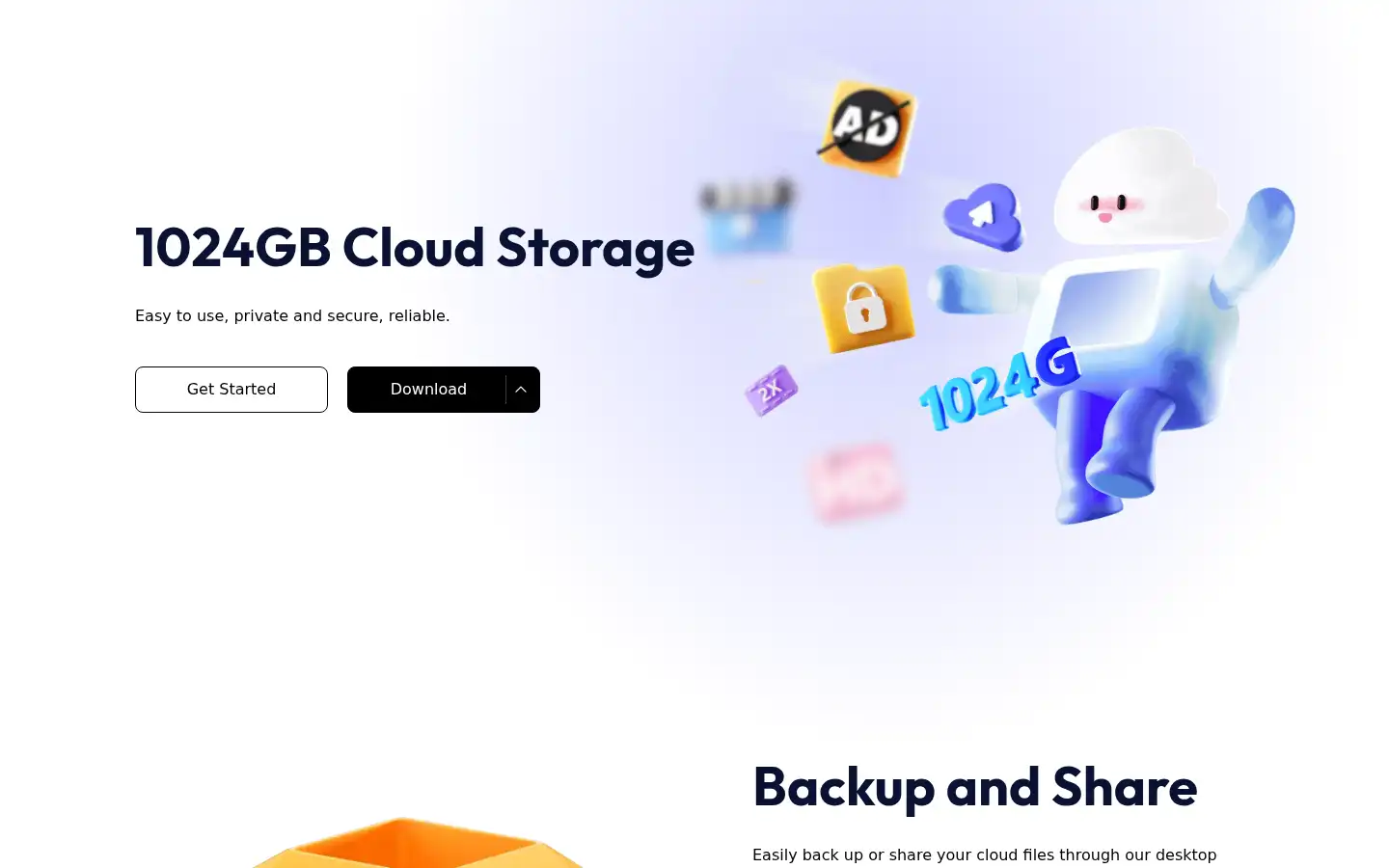 Screenshot of terabox.app