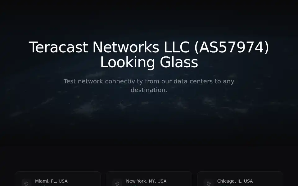 Screenshot of teracast.net