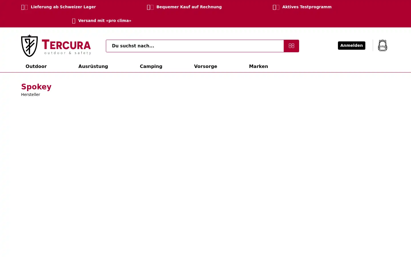 Screenshot of tercura.ch