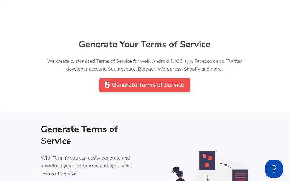 Screenshot of termify.io