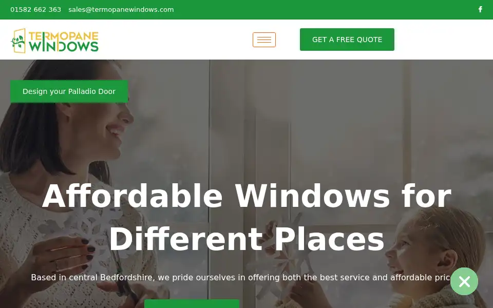Screenshot of termopanewindows.com