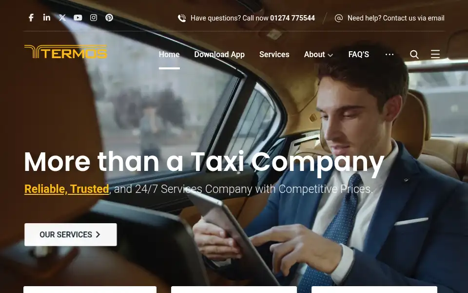Screenshot of termos.co.uk