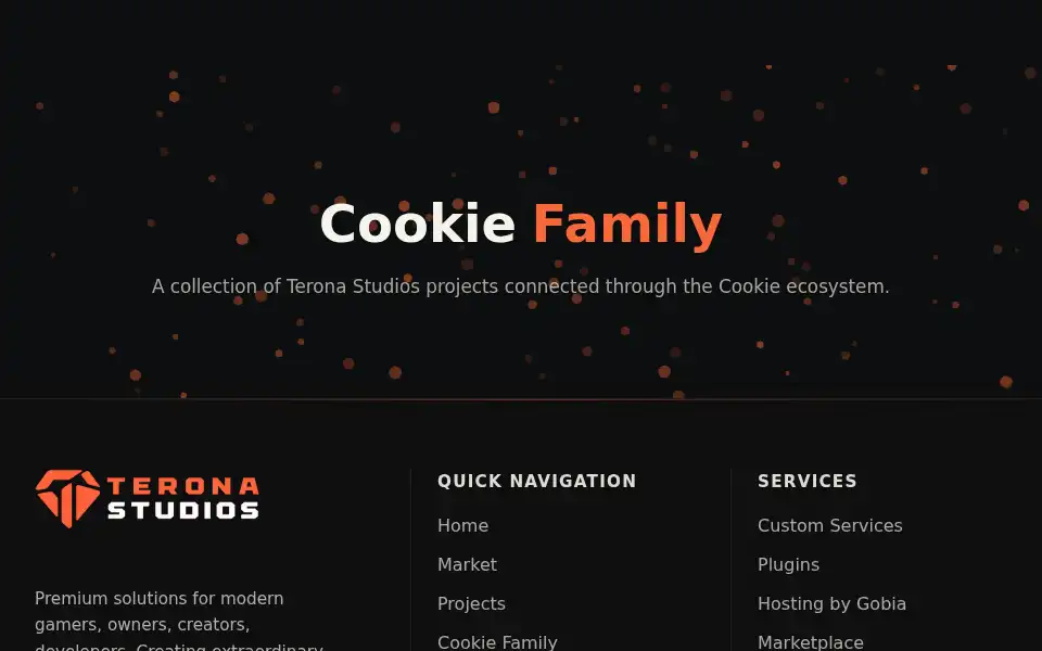 Screenshot of teronastudios.com