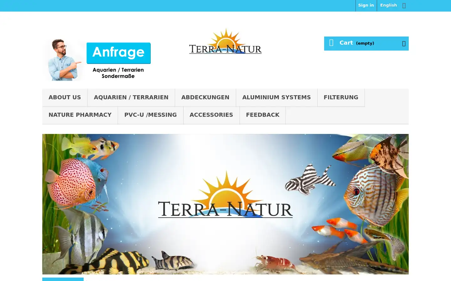 Screenshot of terra-natur.eu