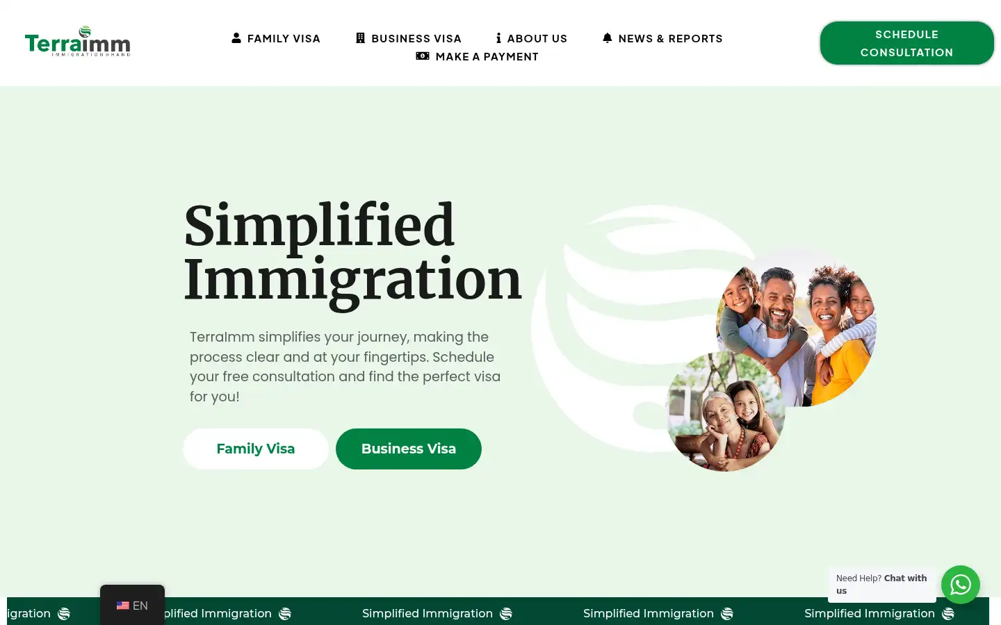 Screenshot of terraimm.com