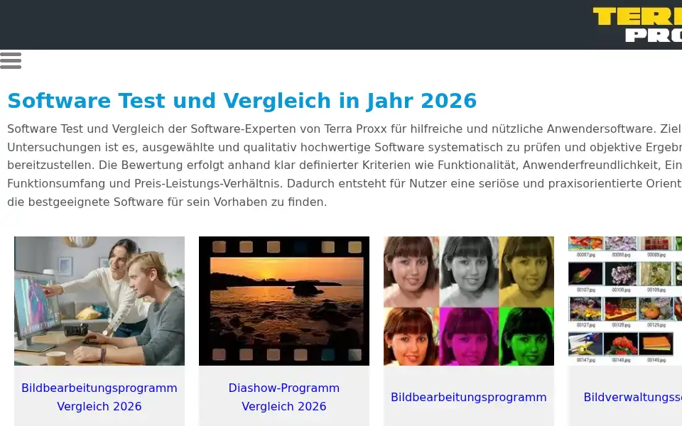 Screenshot of terraproxx.com