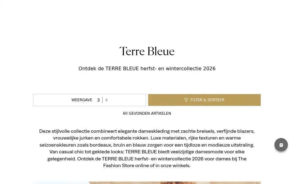 Screenshot of terrebleue.com
