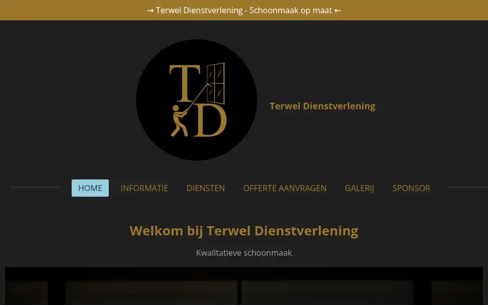 Screenshot of terweldienstverlening.nl