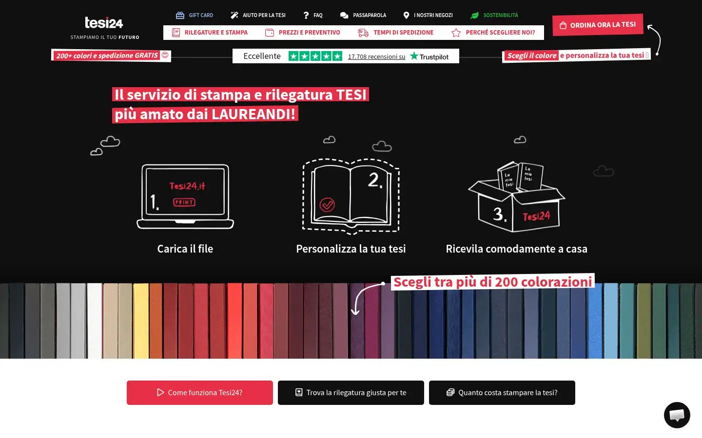 Screenshot of tesi24.it