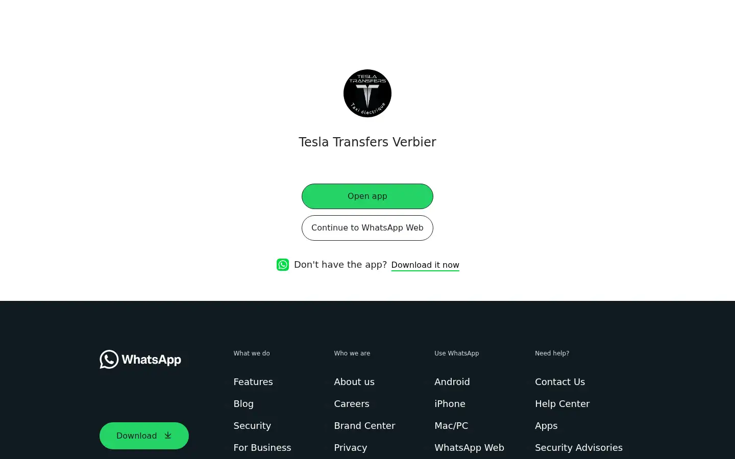 Screenshot of teslatransfers.com