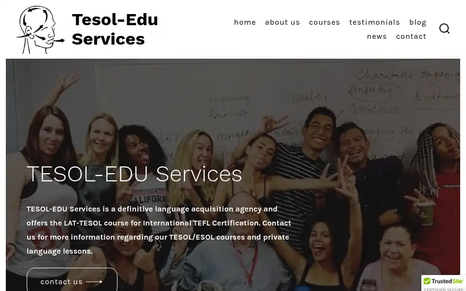Screenshot of tesol-edu.com