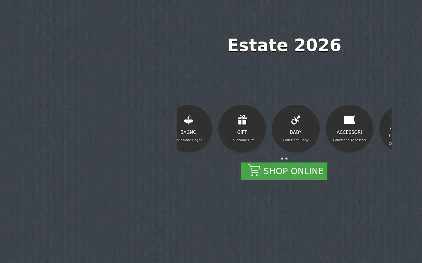Screenshot of tessituracalabrese.it