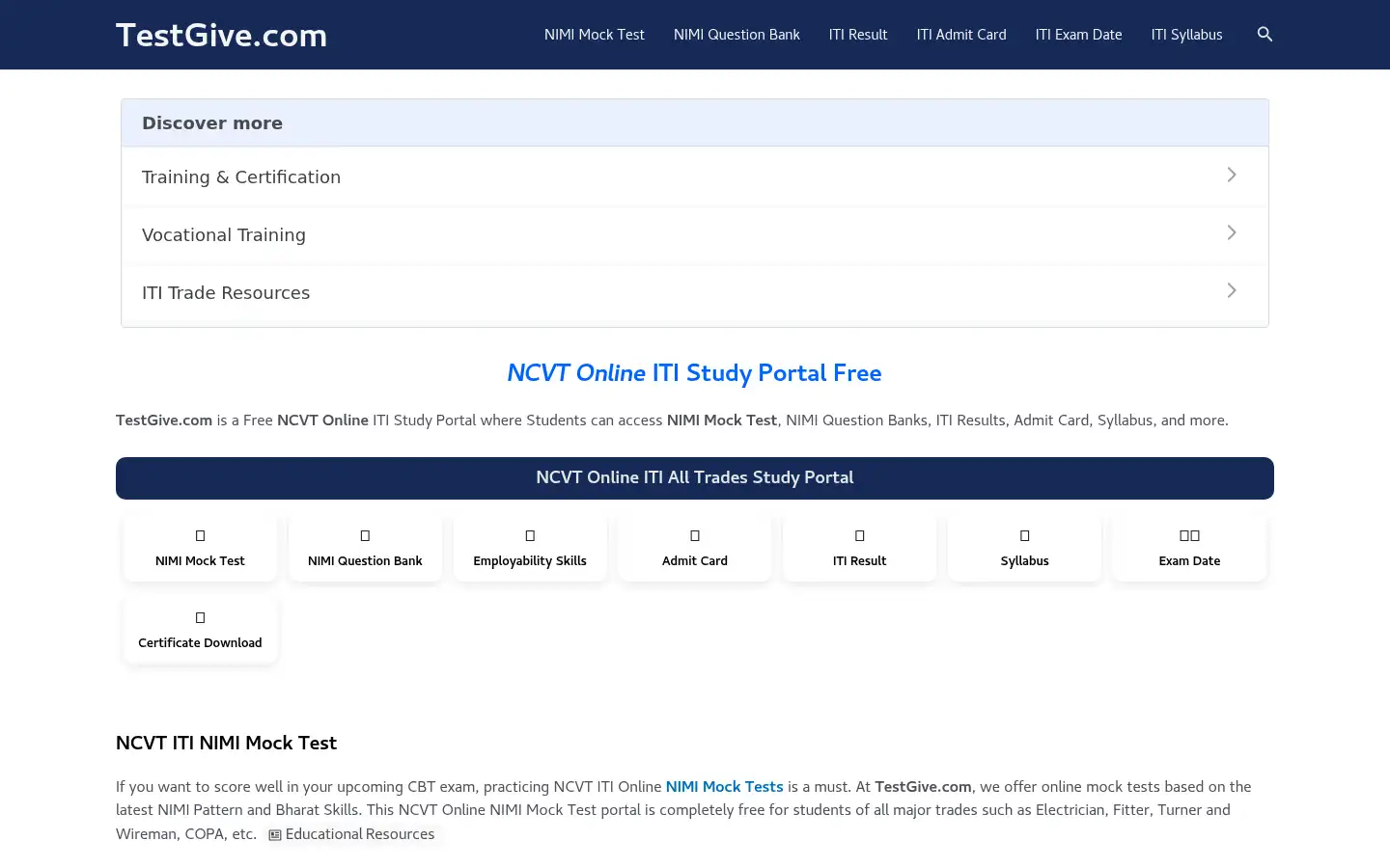 Screenshot of testgive.com