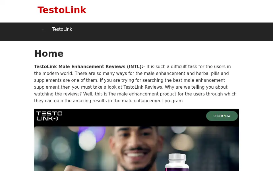 Screenshot of testolinks.com