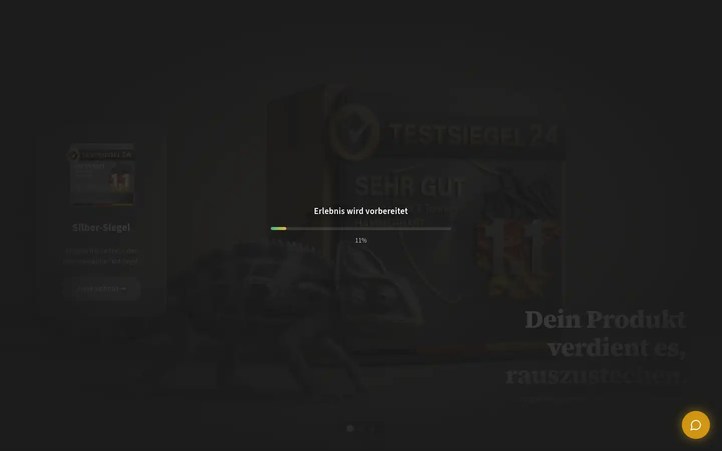 Screenshot of testsiegel24.de