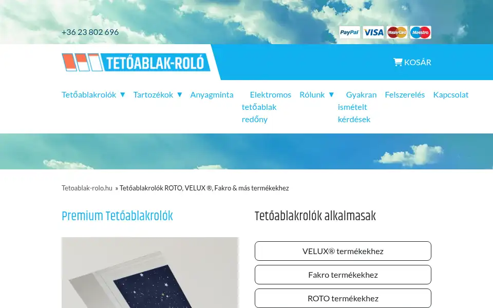 Screenshot of tetoablak-rolo.hu