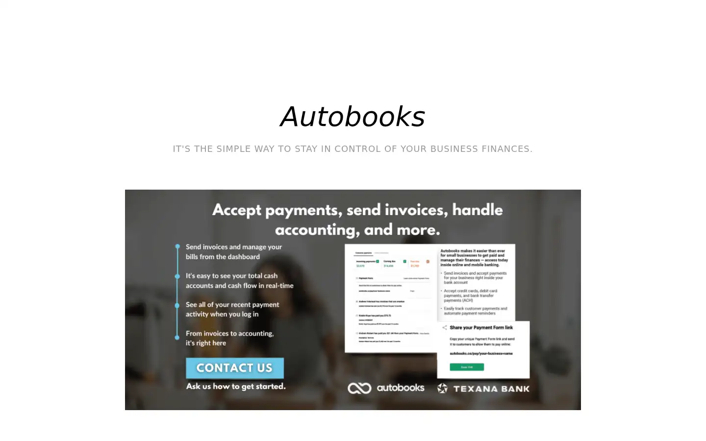 Screenshot of texanabank.com
