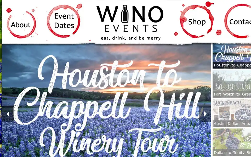 Screenshot of texaswinos.com