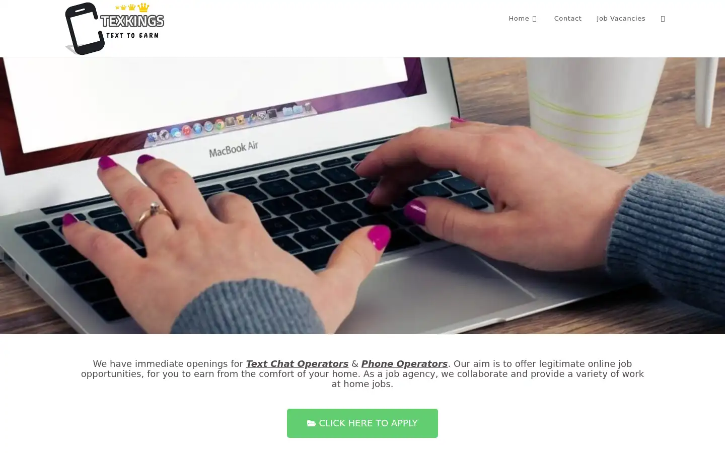 Screenshot of texkings.com