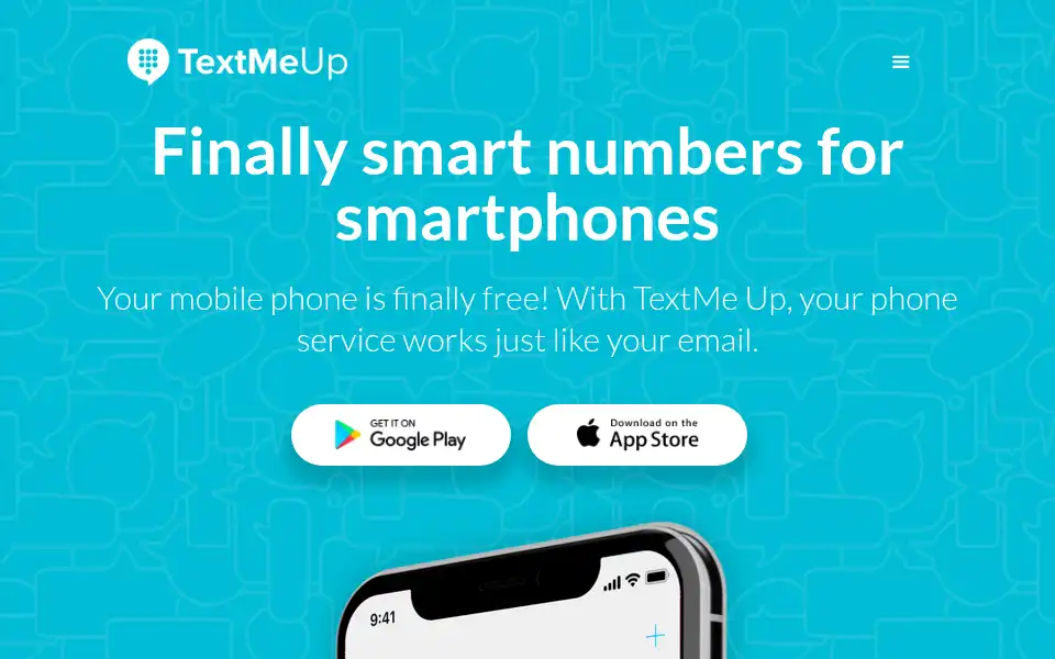 Screenshot of textmeup.com