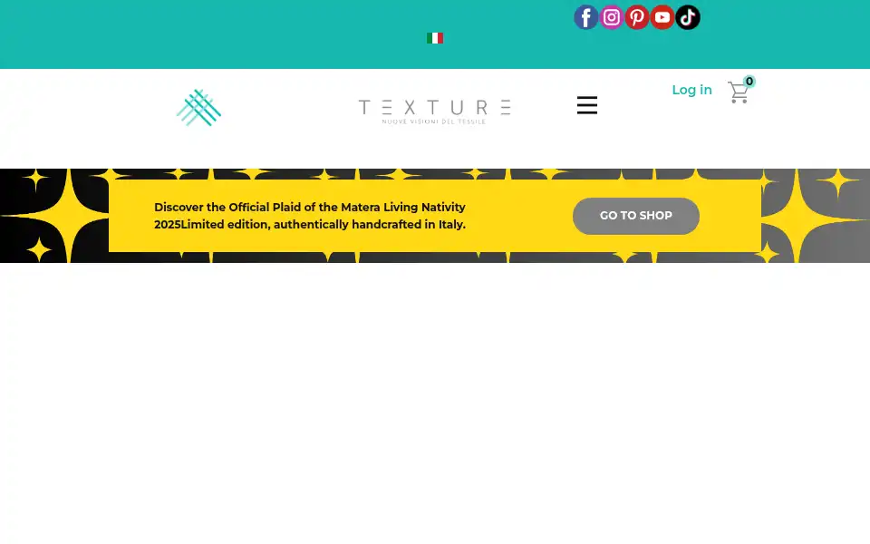 Screenshot of textureitaly.com