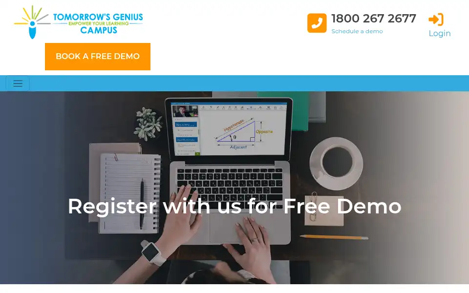 Screenshot of tgcampus.com