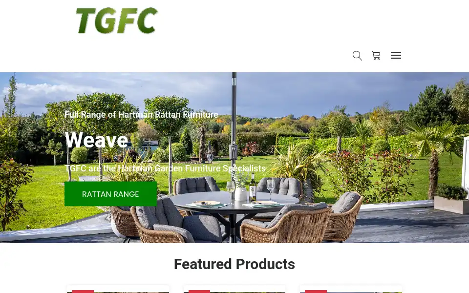 Screenshot of tgfc.co.uk