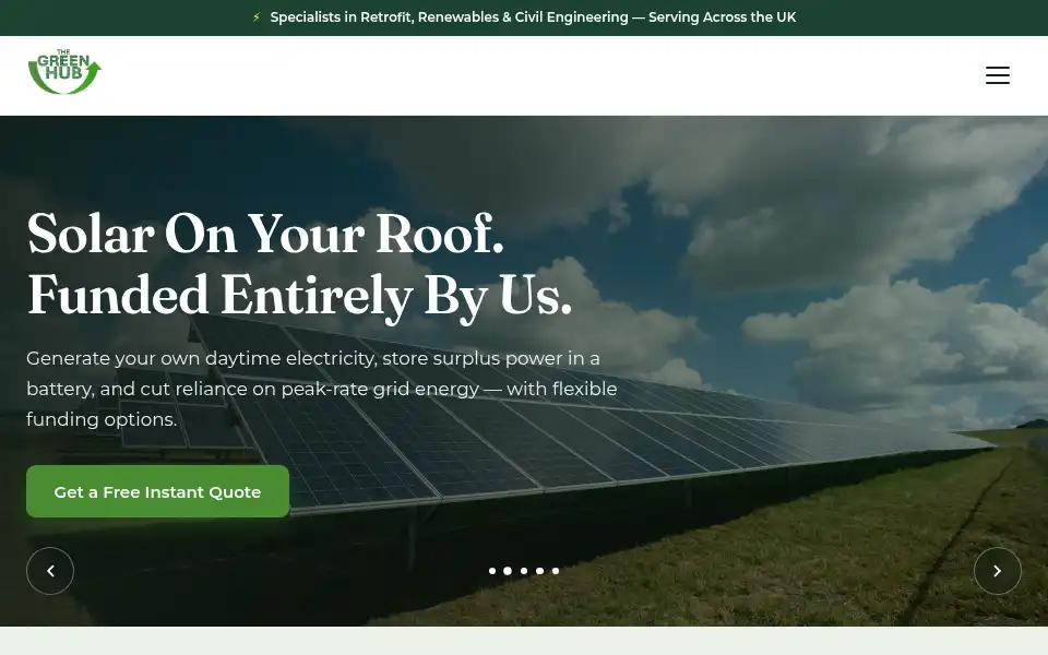Screenshot of tghub.co.uk