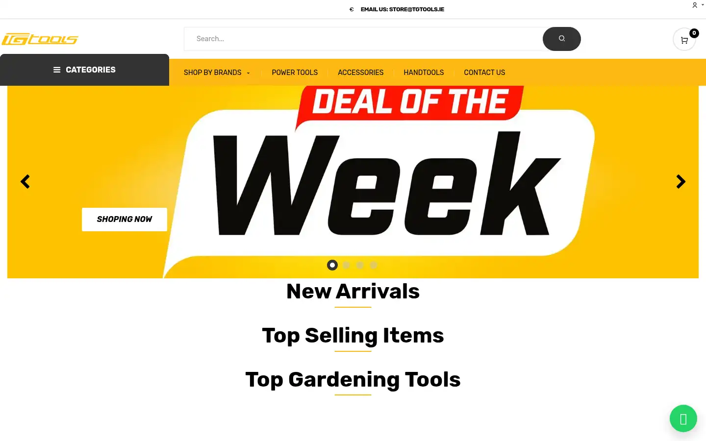 Screenshot of tgtools.ie