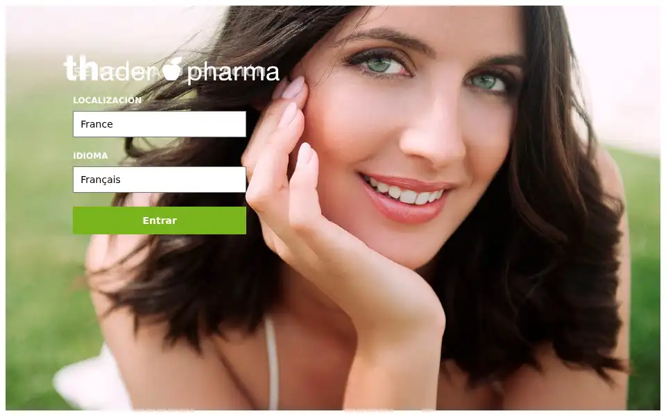 Screenshot of thaderthpharma.com