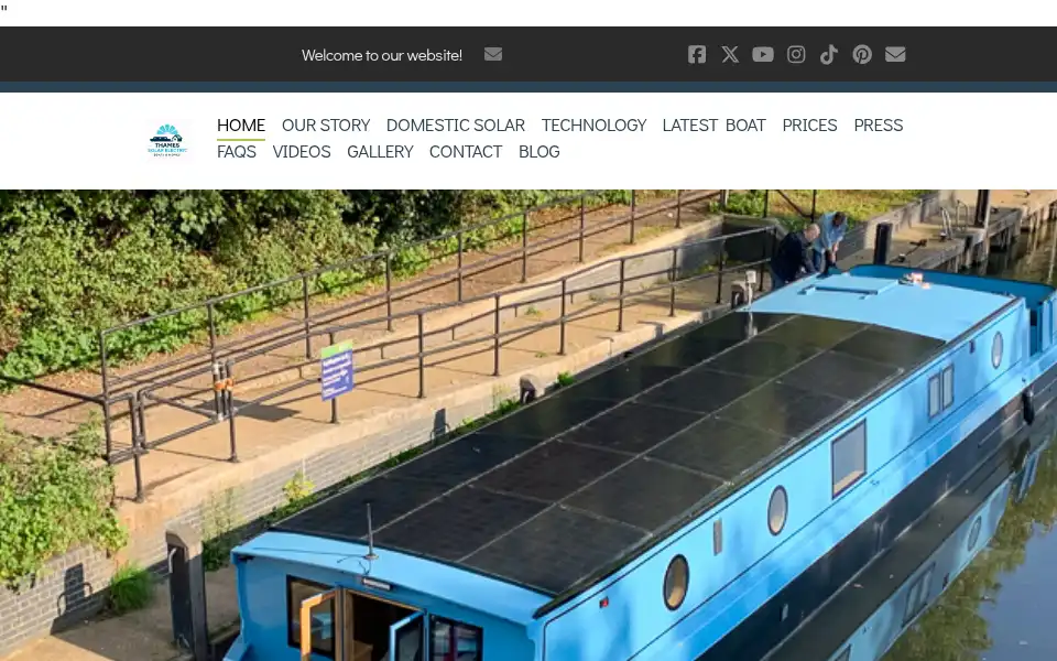 Screenshot of thamessolarelectric.co.uk